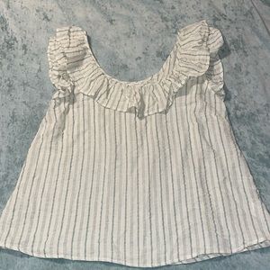 3/$10 NWOT flowy tank with ruffles